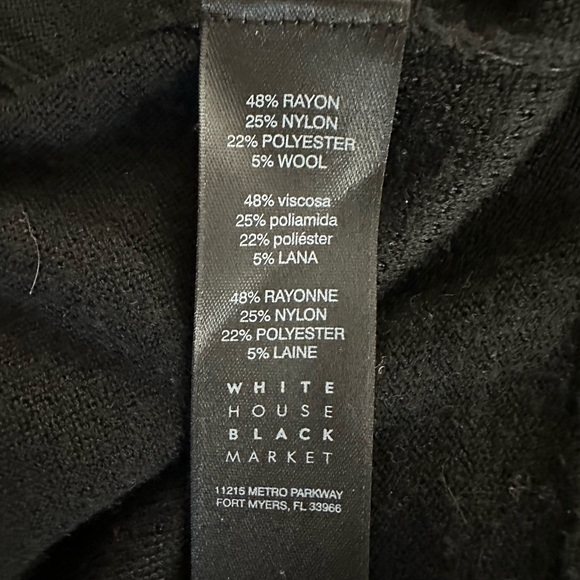 WHBM Beaded Tassel Poncho - Picture 8 of 9